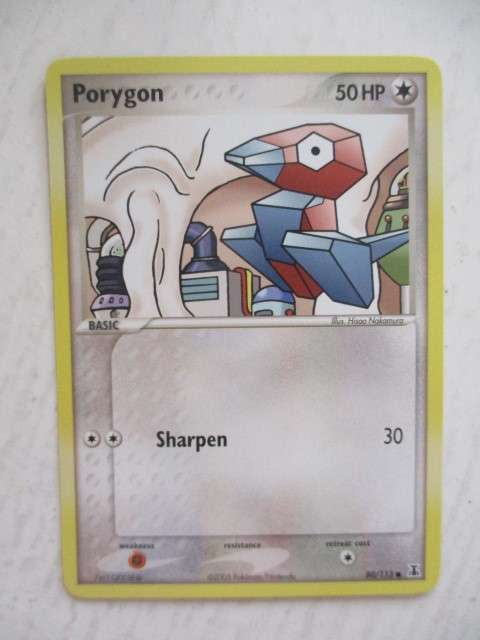 POKEMON TRADING CARD - 2005  -  PORYGON CARD IN MINT CONDITION