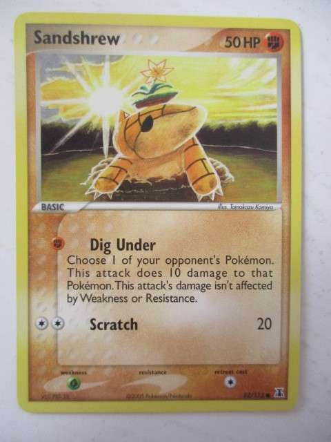 POKEMON TRADING CARD -  2005 - SANDSHREW  - CARD IN MINT CONDITION