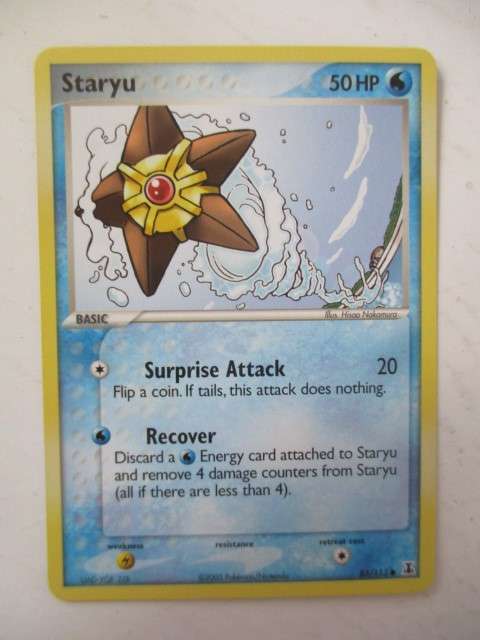 POKEMON TRADING CARD -  2005 - STARYU - CARD IN MINT CONDITION