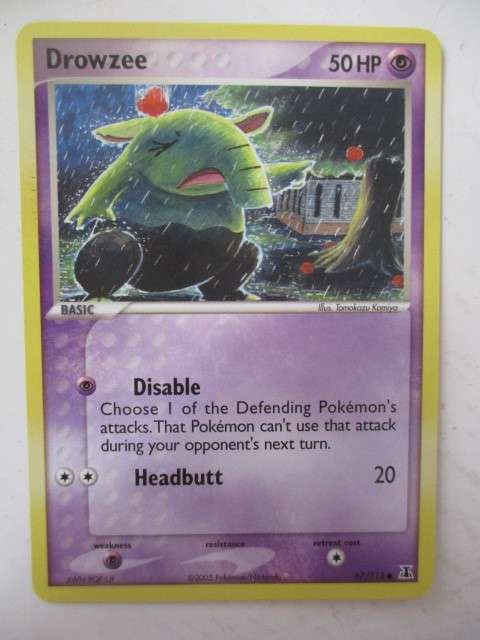 POKEMON TRADING CARD - 2005 - DROWZEE - CARD IN MINT CONDITION