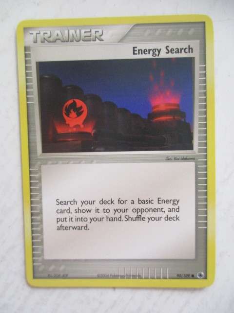 POKEMON TRADING CARD - 2005 - TRAINER - ENERGY SEARCH  - CARD IN MINT CONDITION