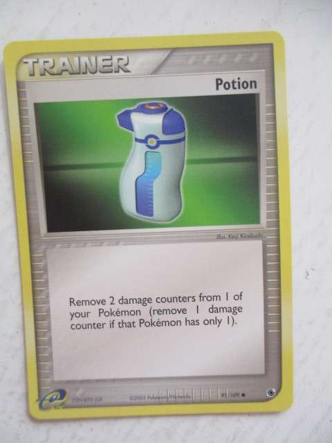POKEMON TRADING CARD -  2003 - TRAINER POTION - CARD IN MINT CONDITION
