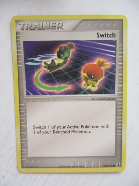 POKEMON TRADING CARD - TRAINER SWITCH  2006 - CARD IN MINT CONDITION