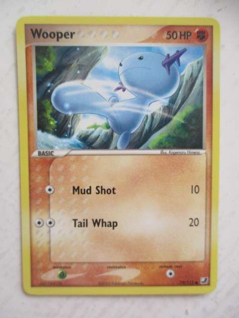 POKEMON TRADING CARD -  2005 - WOOPER - CARD IN MINT CONDITION