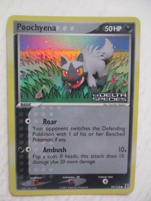 POKEMON TRADING CARD - REVERSE HOLO CARD -  EXDELTA SPECIES  2005 CARD IN MINT CONDITION