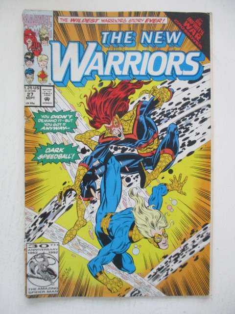 MARVEL COMICS -  VOL. 1  NO. 27  - 1992 - THE NEW WARRIORS