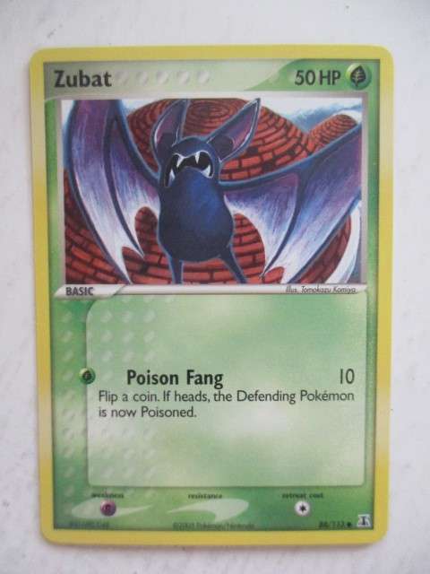 POKEMON TRADING CARD -  2005 - ZUBAT - CARD IN MINT CONDITION
