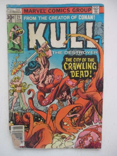 MARVEL COMICS - KULL  THE DESTROYER -  VOL. 1 N0.21 -  1977