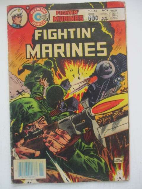 CHARLTON COMICS - FIGHTIN MARINES -  VOL. 14 NO.  165  1982