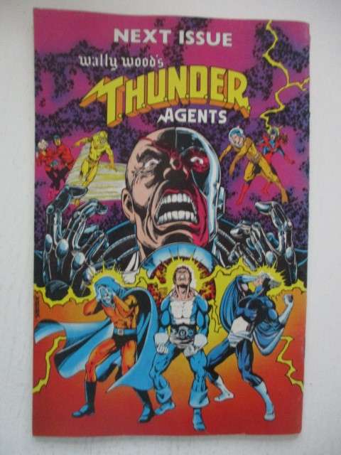 DELUXE COMICS -  WALLY WOOD`S THUNDER AGENTS -  VOL. 1 NO. 1 -  1984