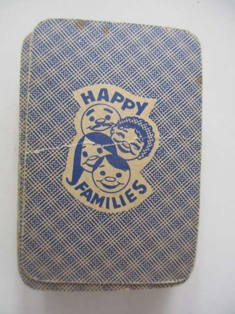 RARE VINTAGE CHILDREN`S CARD GAME - HAPPY FAMILIES - 50`S TO 60`S
