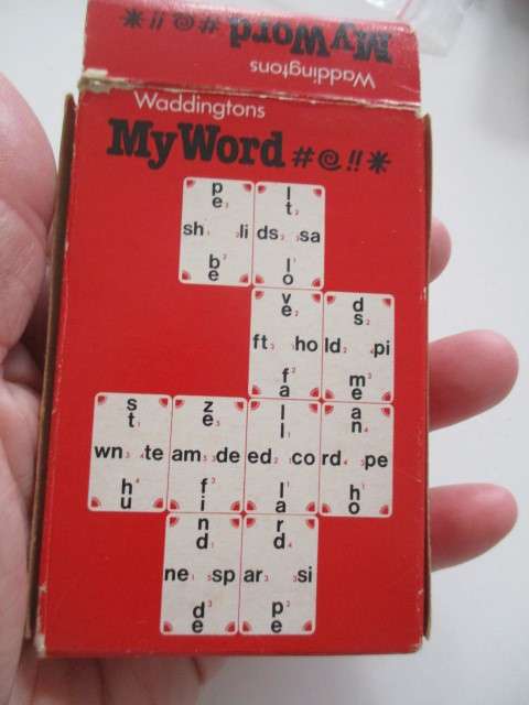 VINTAGE CARD GAME -  MY WORD -  50`S TO 60`S