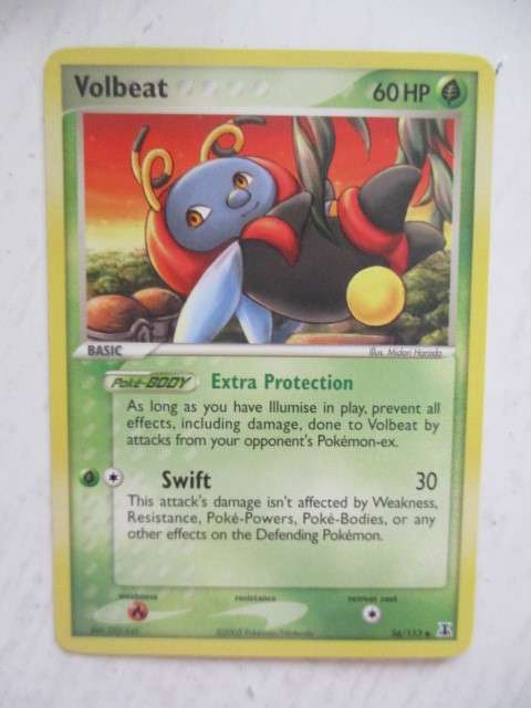 POKEMON TRADING CARD - 2005 - VOLBEAT  -  MINT CARD