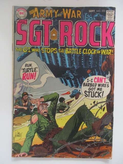 DC NATIONAL COMICS - OUR ARMY AT WAR - SGT. ROCK  NO. 223  - 1970