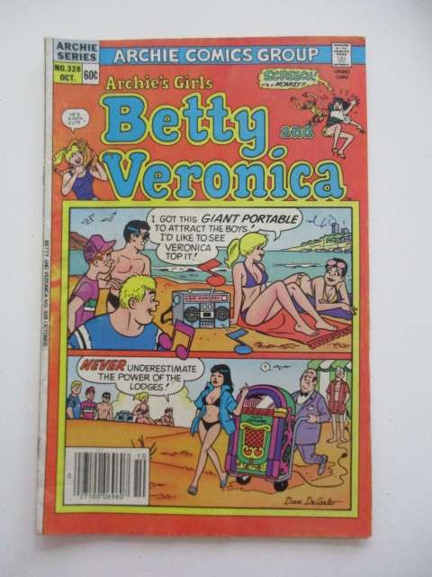 ARCHIE SERIES COMICS - BETTY AND VERONICA - NO. 326 - 1983.