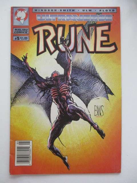 MALIBU COMICS - RUNE -  VOL. 1 NO. 5 - 1994 LOVELY CONDITION