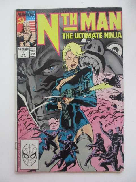 MARVEL COMICS - NTH MAN THE ULTIMATE NINJA - VOL 1 NO. 4  - 1989