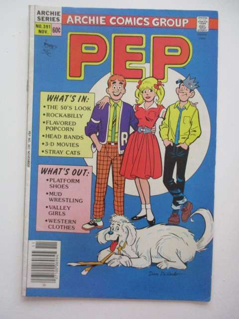 ARCHIE SERIES COMICS - PEP  NO. 391  - 1983