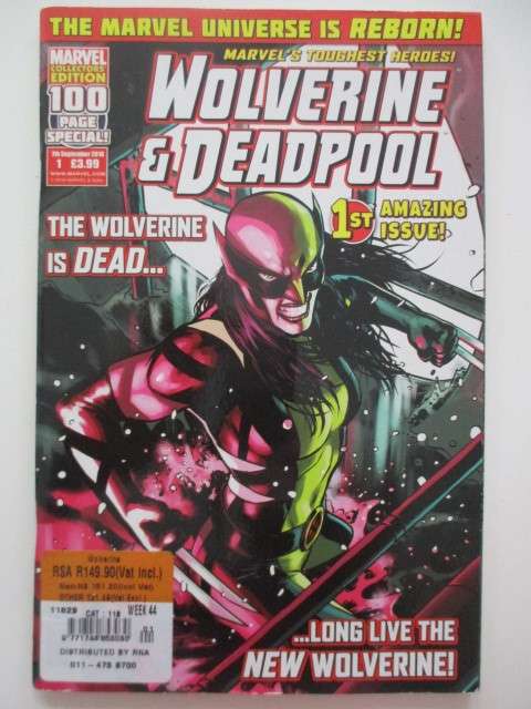 MARVEL COLLECTORS EDITION COMIC - 100 PAGE SPECIAL - WOLVERINE AND DEADPOOL  1ST AMAZING ISSUE .
