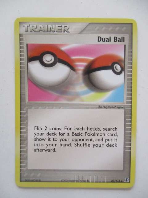 POKEMON TRADING CARD - 2005 - DUAL BALL - CARD AS NEW