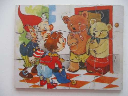 VINTAGE NODDY PUZZLE - LARGE PIECES - 12