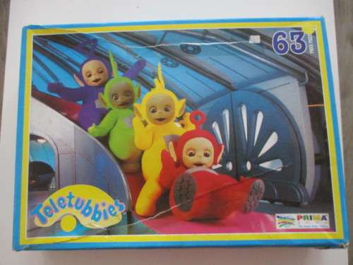 VINTAGE TELETUBBIES PUZZLE IN ORIGINAL BOX - 63 PIECES