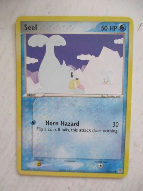 POKEMON TRADING CARD - 2004 - SEEL - CARD AS NEW