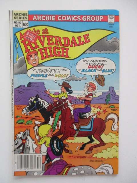 ARCHIE SERIES COMICS - ARCHIE AT RIVERDALE HIGH -  NO. 90  - 1983