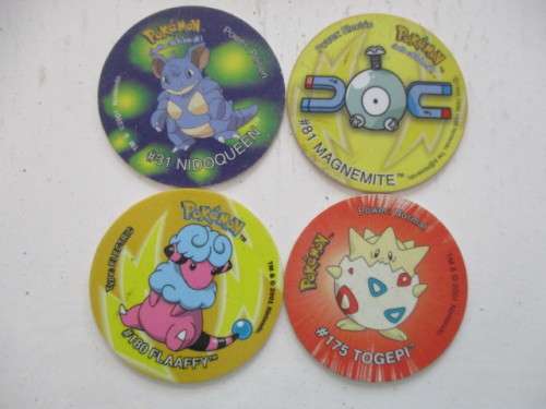 POKEMON TAZOS LOT OF 4
