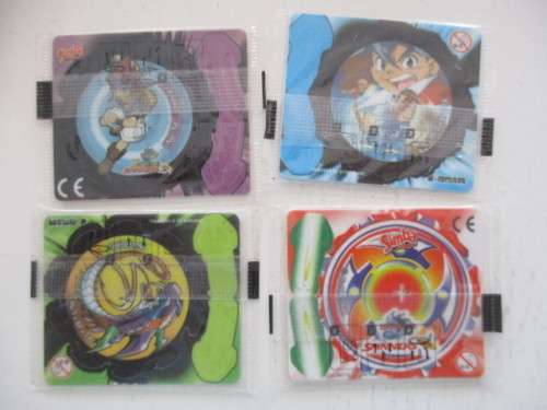 SPINNER TAZOS LOT OF 4 UNOPENED TAZOS