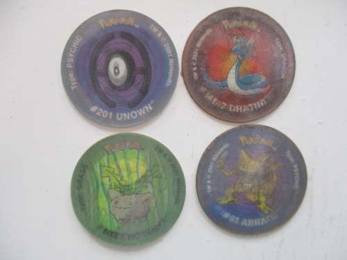 POKEMON 3D LOT OF 4 TAZOS