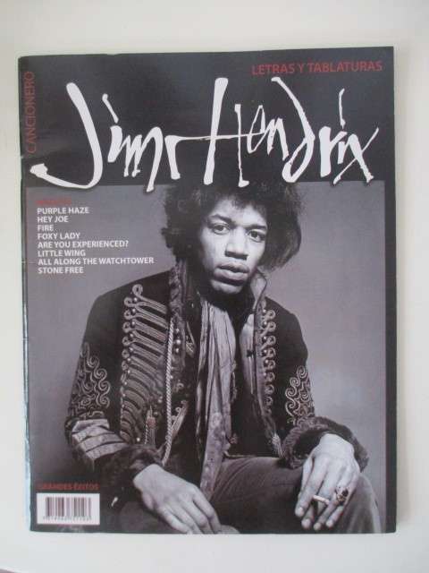 JIMI HENDRIX MUSIC BOOK / GUITAR WITH CHORDS