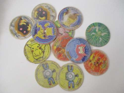 POKEMON LOT OF FADED TAZOS