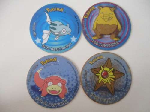 POKEMON LOT OF 4 TAZOS