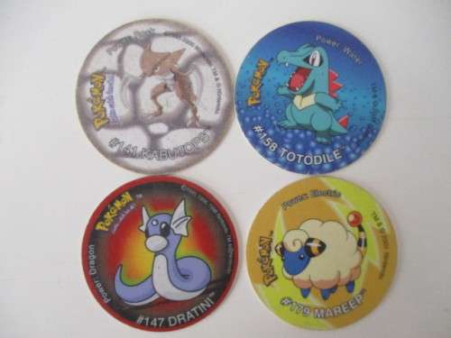 POKEMON LOT OF 4 TAZOS