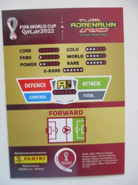 PANINI SOCCER CARD - ALVARO MORATA - 2022 FOIL CARD AS NEW