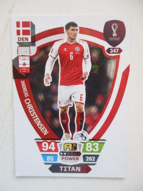 PANINI FIFA WORLD CUP 2022 - ANDREAS CHRISTENSEN -  CARD IN MINT CONDITION