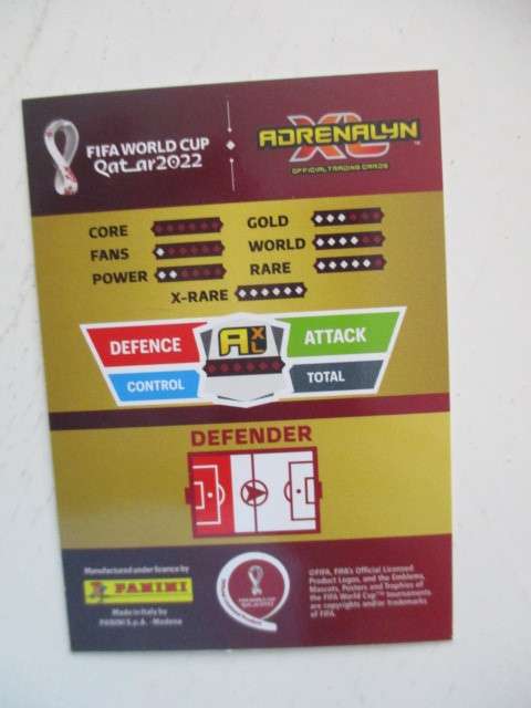 PANINI FIFA WORLD CUP 2022 - ANDREAS CHRISTENSEN -  CARD IN MINT CONDITION