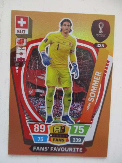 PANINI WORLD FIFA SOCCER CUP 2022 - YANN SOMMER - FOIL CARD