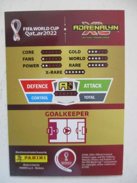 PANINI WORLD FIFA SOCCER CUP 2022 - YANN SOMMER - FOIL CARD