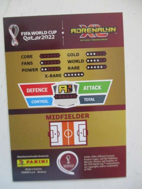 PANINI FIFA SOCCER WORLD CUP 2022 - HIDEMASA MORITA - CARD IN MINT CONDITION