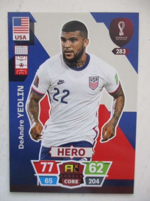 PANINI FIFA SOCCER WORLD CUP  - 2022  DEANDRE YEDLIN -  - CARD IN MINT CONDITION