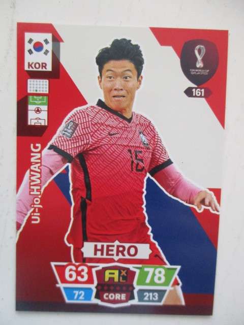 PANINI FIFA WORLD CUP SOCCER 2022 - UI- JO-HWANG - CARD IN MINT CONDITION