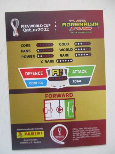 PANINI FIFA WORLD CUP SOCCER 2022 - UI- JO-HWANG - CARD IN MINT CONDITION