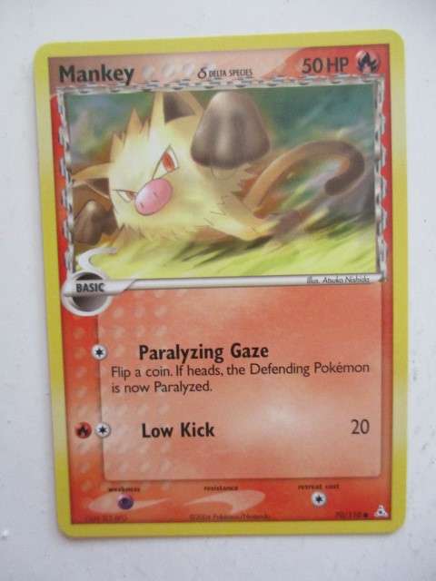 POKEMON TRADING CARD - MANKEY - 2006 - CARD IN MINT CONDITION