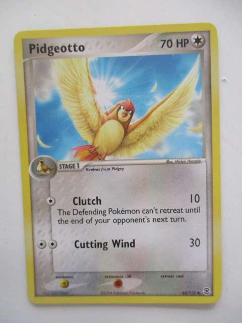 POKEMON TRADING CARD - PIDGEOTTO  - 2004 - CARD IN MINT CONDITION