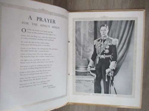 VINTAGE  1937  THE CORONATION OF THEIR MAJESTIES KING GEORGE VI  & QUEEN ELIZABETH SOUVENIR  PROGRAM
