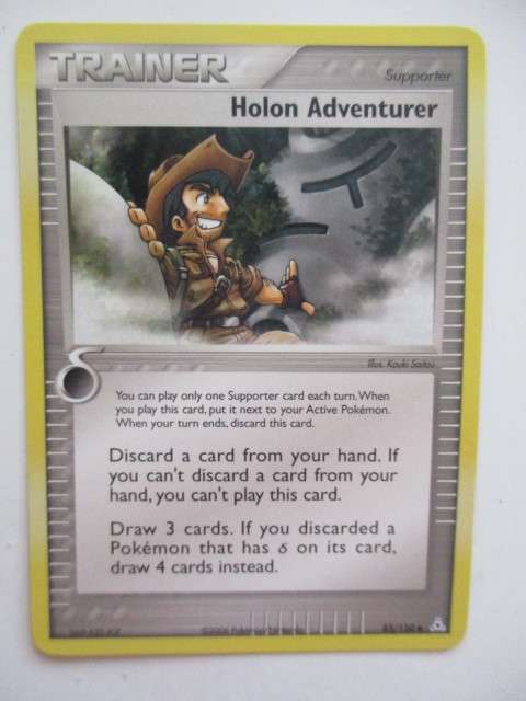 POKEMON TRADING CARD - TRAINER HOLON ADVENTURER 2006 - CARD IN MINT CONDITION