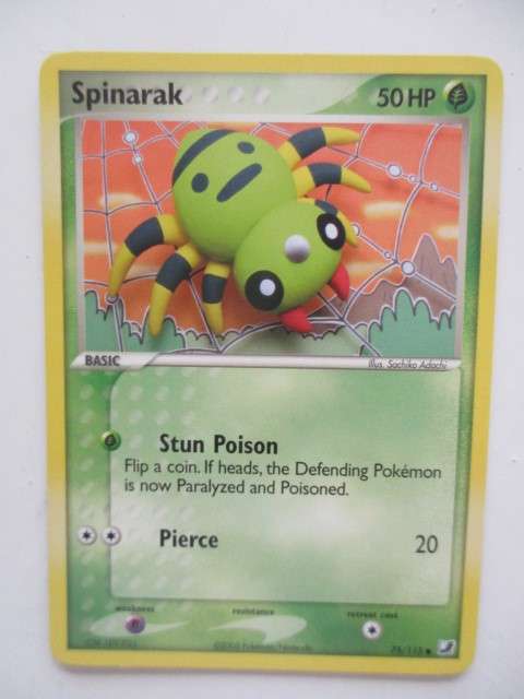 POKEMON TRADING CARD SPINARAK  2005  - CARD IN MINT CONDITION