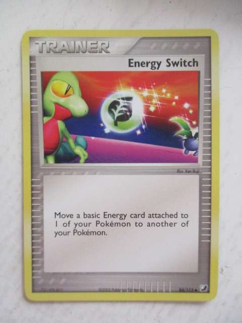 POKEMON TRADING CARD - TRAINER - ENERGY SWITCH 2005  CARD IN MINT CONDITION